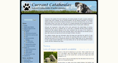 Desktop Screenshot of currantcatahoulas.com.au