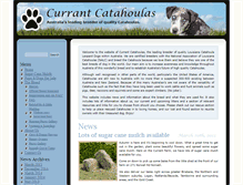 Tablet Screenshot of currantcatahoulas.com.au